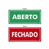 Placa Aberto/Fechado Ps507 - Encartale