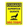 Placa Metal Cuidado Superfície Quente Pm821 - Encartale 