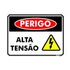 Placa Metal Perigo Alta Tensão Pm-845 - Encartale 