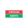 Placa Aberto/Fechado Ps506 - Encartale