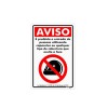 Placa Proibida a Entrar Com Capacete Ps619 - Encartale 