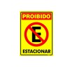 Placa Proibido Estacionar Ps812 - Encartale 