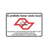 Placa Proibido Fumar Ps611 - Encartale 
