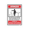 Placa Higiene Banheiro Feminino Ps102 - Encartale 