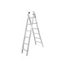 Escada de Alumínio 6 Degraus Dupla Comercial - ED106 - Alulev