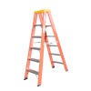 Escada Tesoura Dupla de Fibra 16 Degraus - TDF-16 - WBertolo