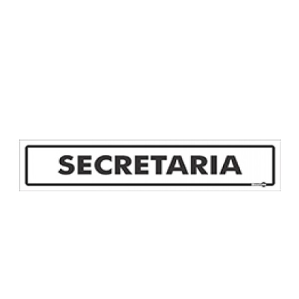 Placa Secretaria Ps160 - Encartale 