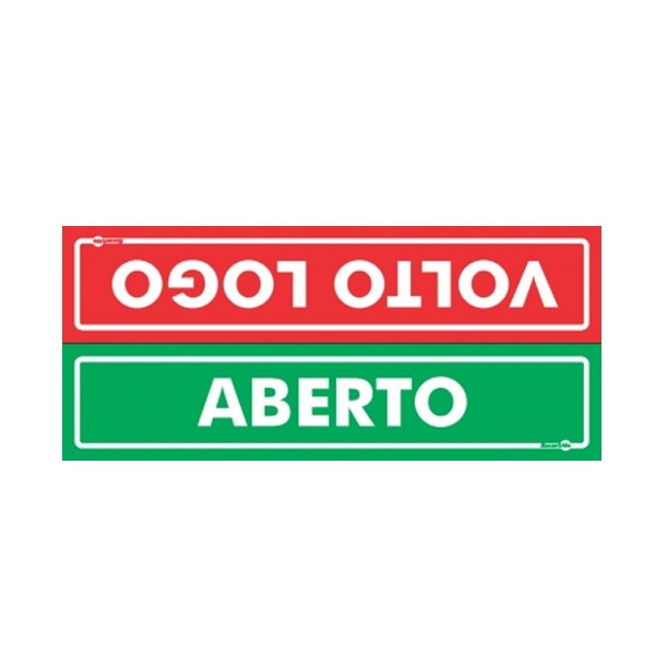 Placa Aberto/Fechado Ps513 - Encartale