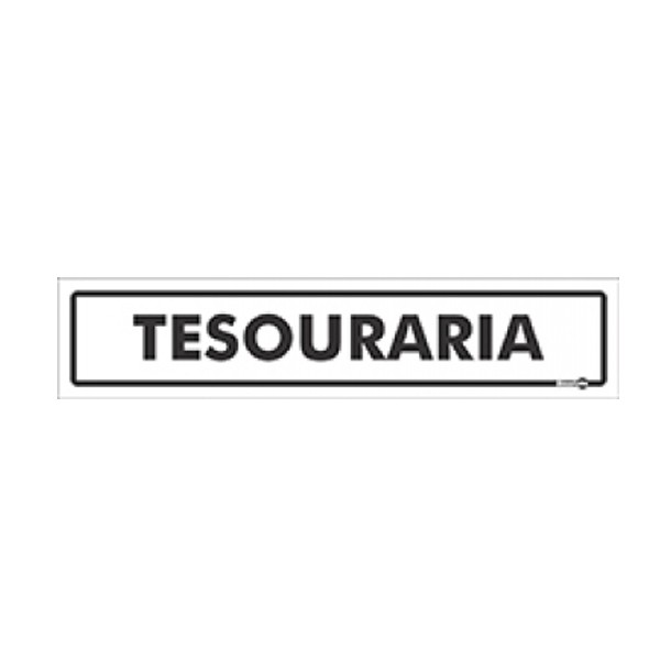 Placa Tesouraria Ps161 - Encartale 