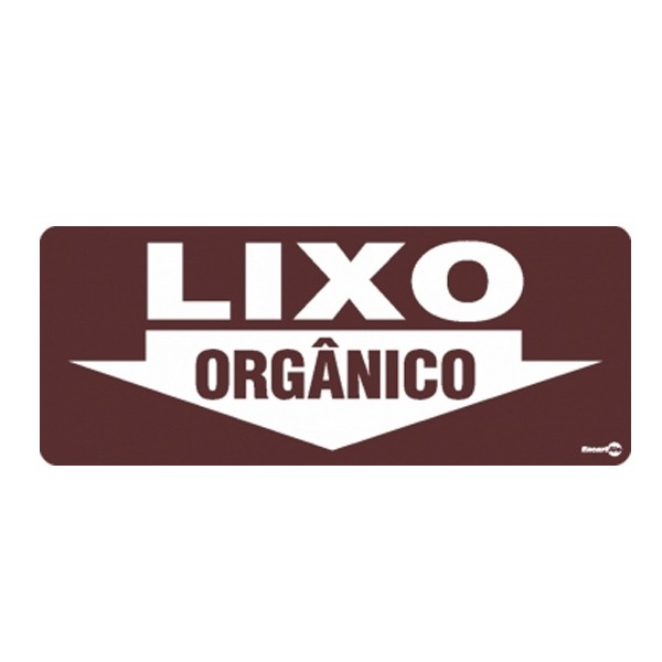 Placa Lixo Orgânico Ps235 - Encartale