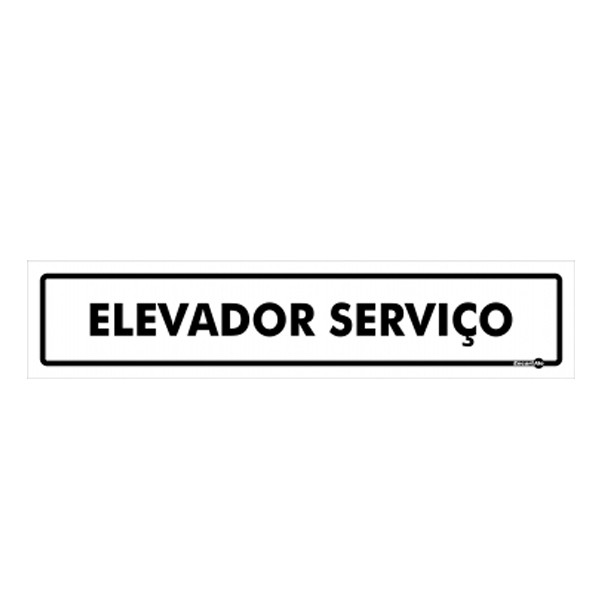 Placa Elevador de Serviço Ps436 - Encartale 