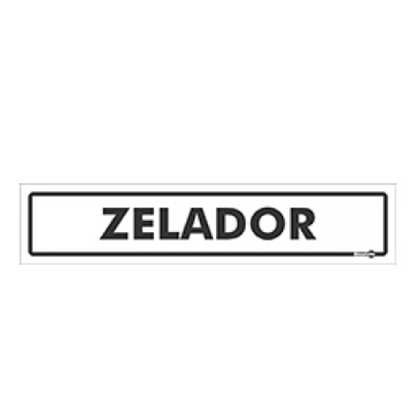 Placa Zelador Ps424 - Encartale 