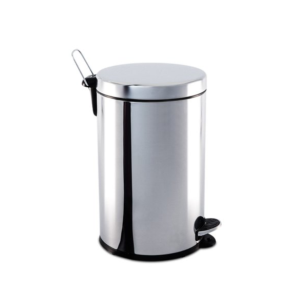 Cesto Lixo 12L Inox Reto Pedal - Brinox 