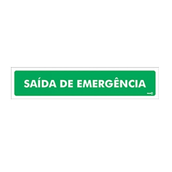 Placa Saída de Emergência Ps73 - Encartale 