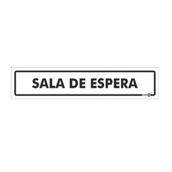 Placa Sala de Espera Ps206 - Encartale 