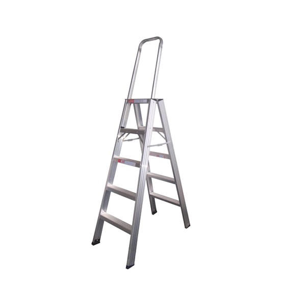 Escada de Alumínio 4 Degraus Profissional c/Alça - AP204 - Alulev