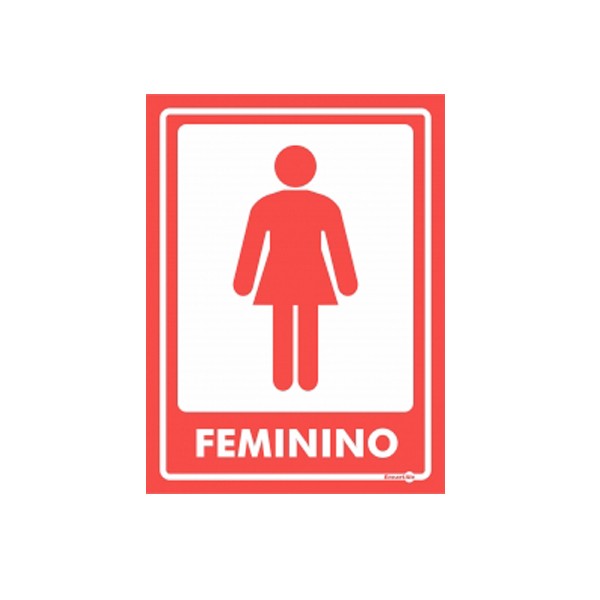 Adesivo Banheiro Feminino Parede - Encartale