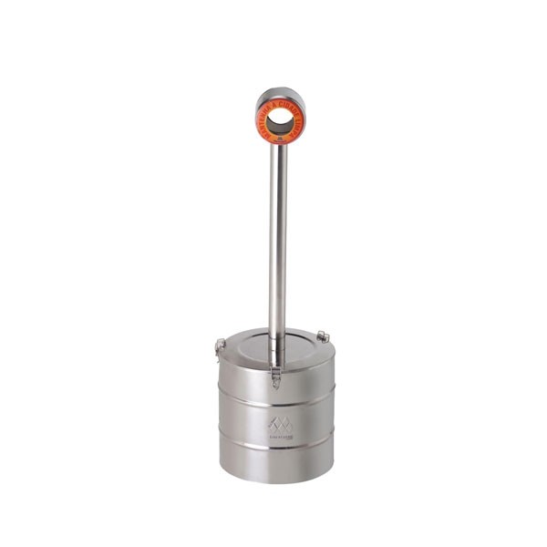 Bituqueira Papa Bituca Inox Pedestal
