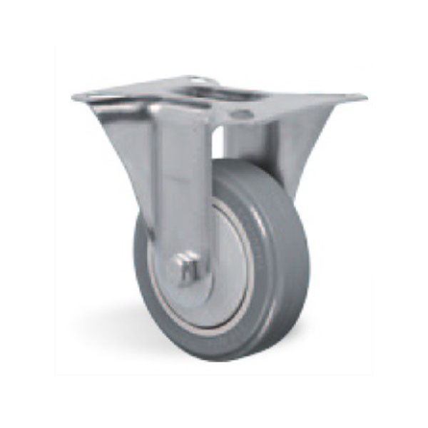 Rodízio 6 Pol. Soft Placa Fixa - Schioppa