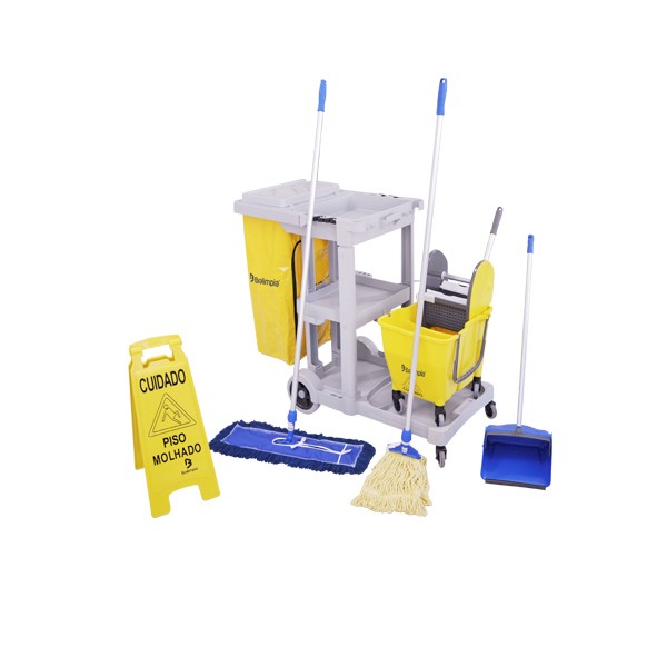 Kit Completo de Limpeza Geral e Conservação - Bralimpia