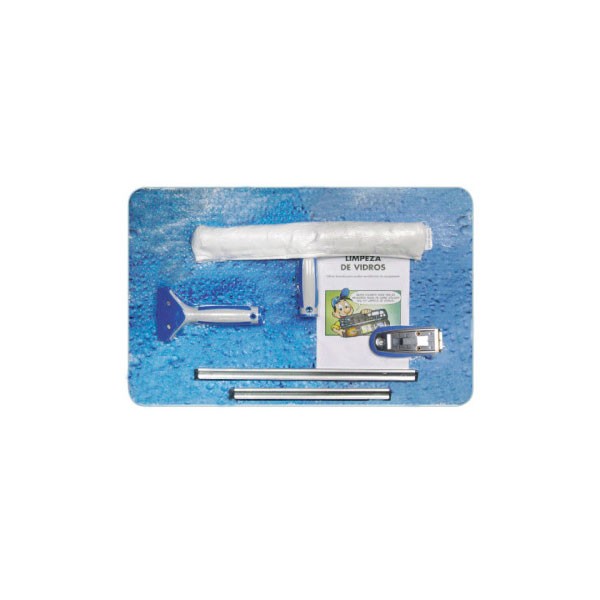 Mini Kit Limpeza de Vidros c/ 5 Pçs - Bralimpia