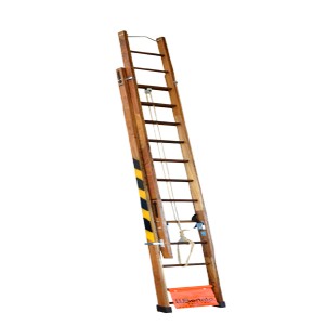 Escada de Madeira Extensível 49 Degraus - EXM1470 - WBertolo