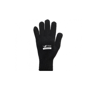 Luva Cotton Tricotada Algodão Preta - Volk