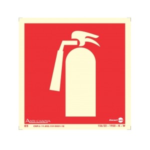 Placa Extintor Fotoluminescente Paf304 - Encartale