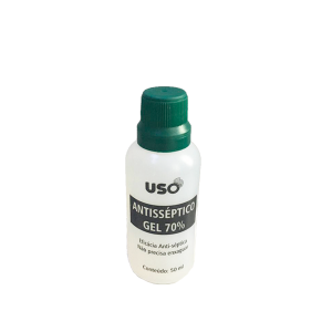 Álcool Gel Antisséptico 70º 50ml - Uso