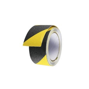 Fita Antiderrapante Preta/Amarela 48mm x 5m Zebrada
