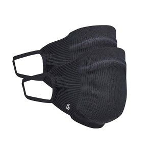 Máscara Microfibra com Elástico 2 unidades Preta - Lupo