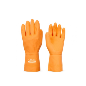 Luva Látex Reforçada Laranja EG - Volk