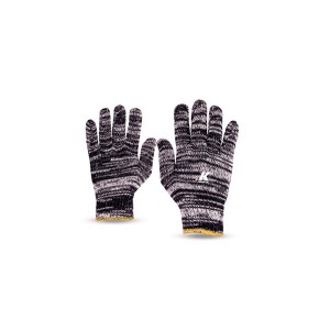 Luva em Algodão Tricot Mesclada - Tamanho M - Kalipso