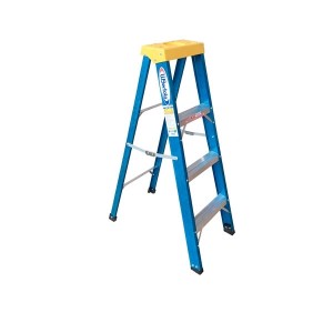 Escada Tesoura Fibra de Vidro 5 Degraus Premium - TAFP5 - W Bertolo